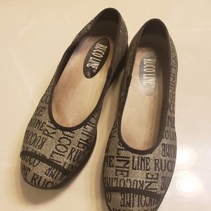 Ruco Line platform slipons size 38/ 7.5-8